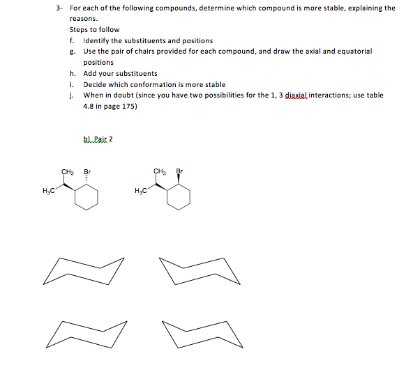 Solved For each of the following compounds, determine which