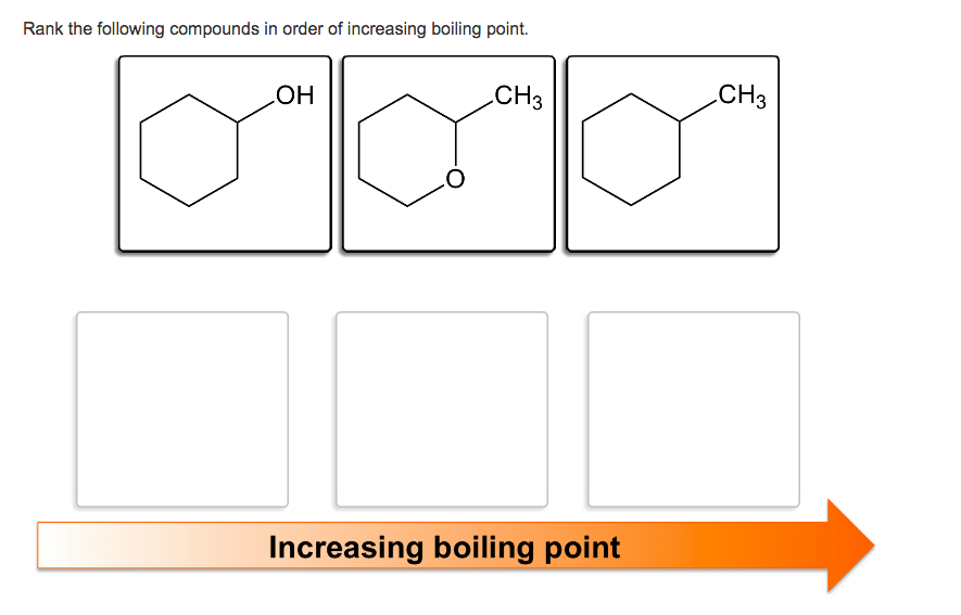 Solved Rank The Following Compounds In Order Of Increasing 9795