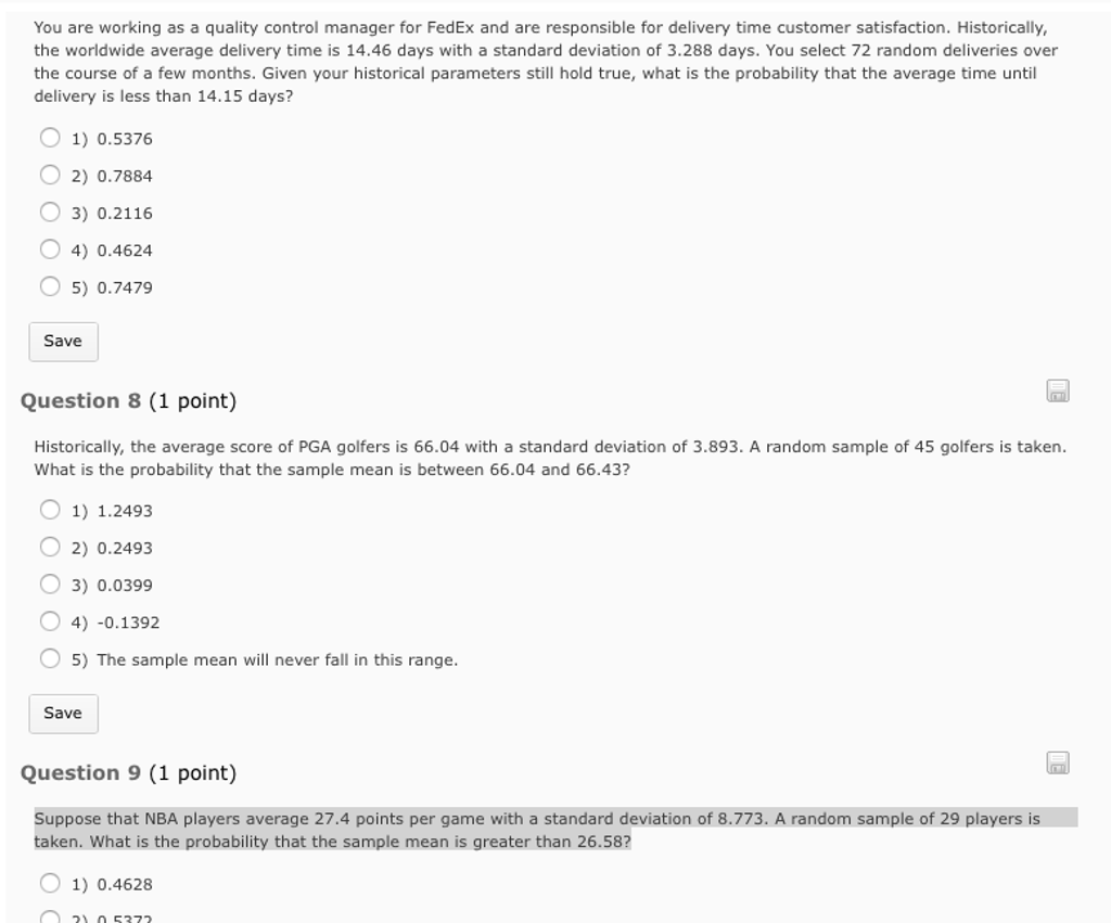 Solved Question 10 (1 point) Fill in the blank. Suppose that