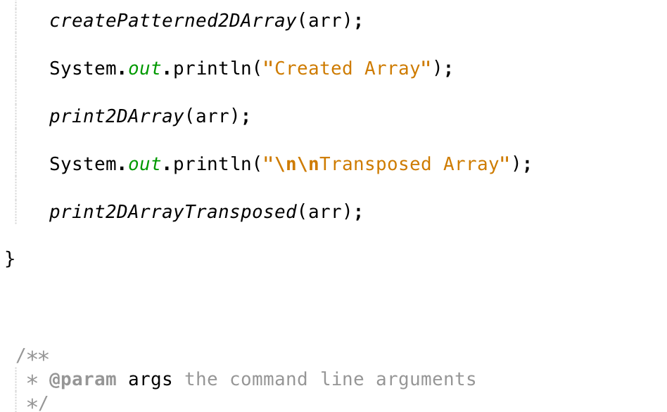 Solved import java. util. Scanner; public class Transpose | Chegg.com