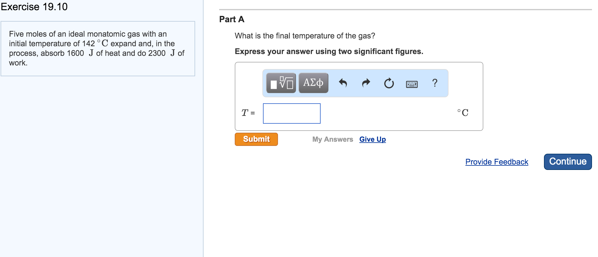 Solved Five Moles Of An Ideal Monatomic Gas With An Initial | Chegg.com