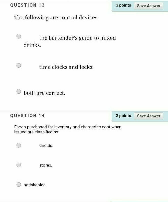 Solved QUESTION 1 3 points Save Answer On the form used for | Chegg.com