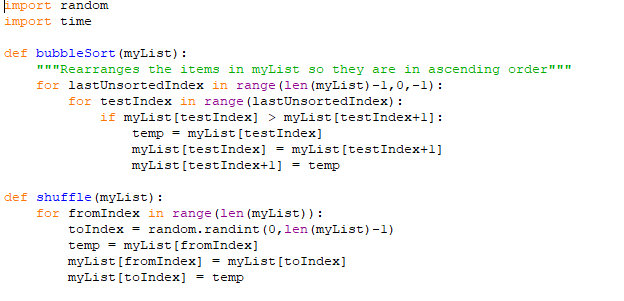 Solved Hi, I'm having some problems in python with bubble | Chegg.com