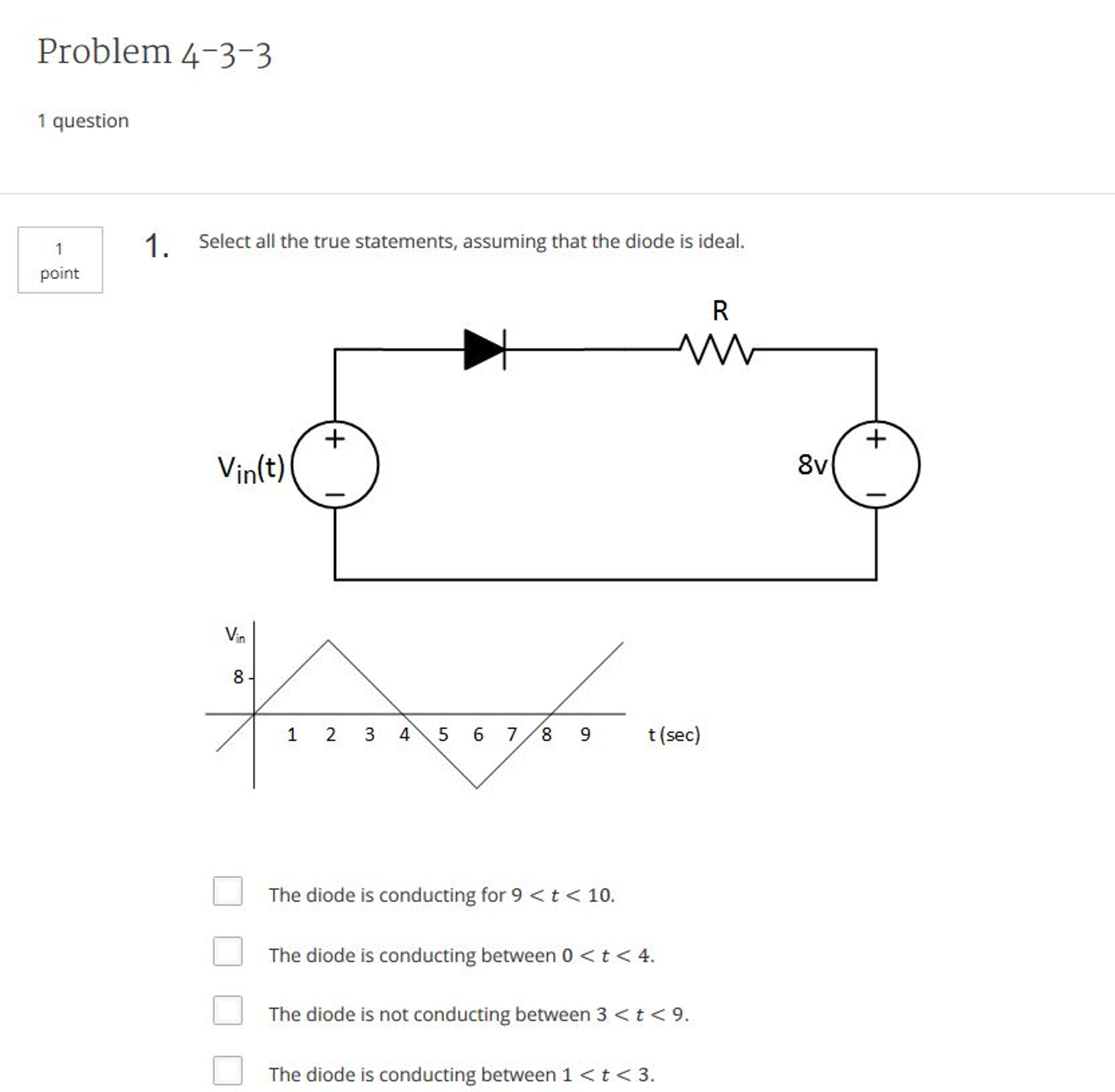 Solved Select all the true statements, assuming that the | Chegg.com
