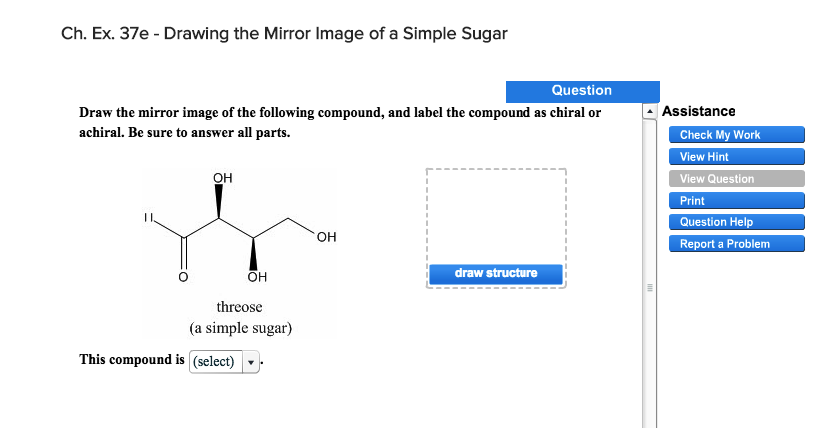 solved-draw-the-mirror-image-of-the-follow-ing-compound-and-chegg