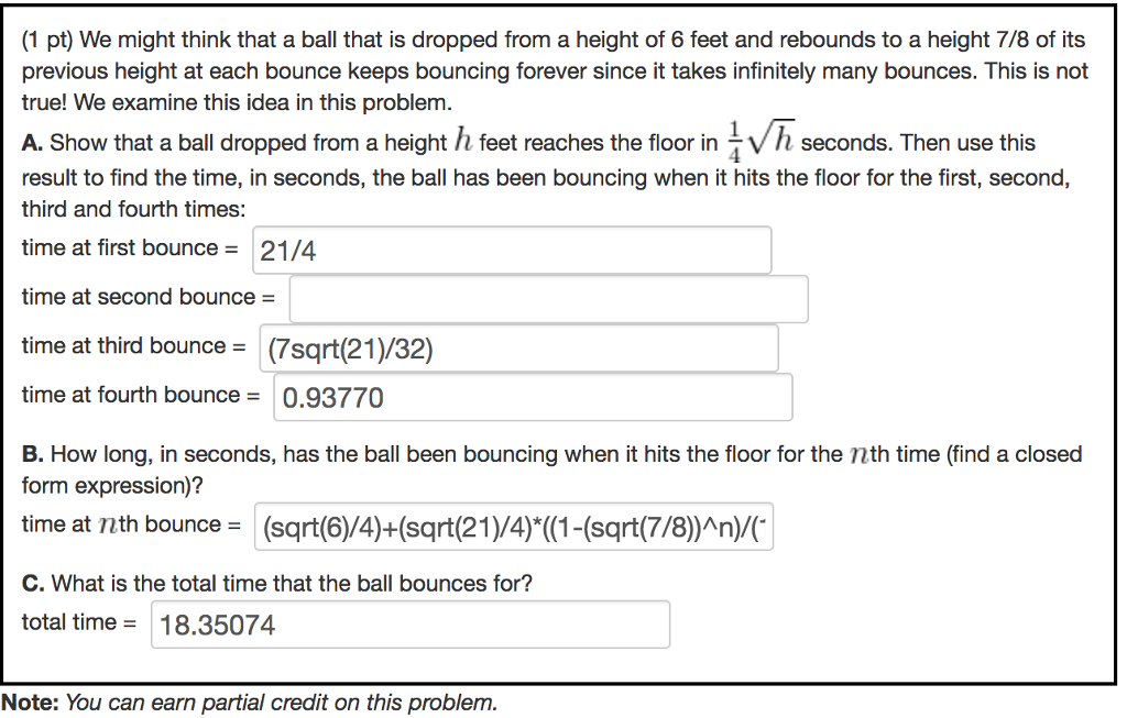 solved-1-pt-a-ball-is-dropped-from-a-height-of-6-feet-and-chegg