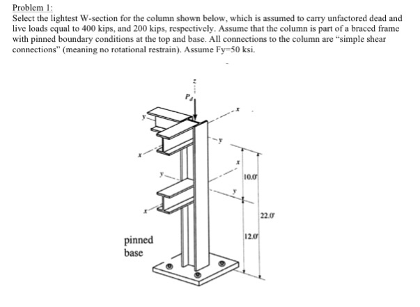 solved-select-the-lightest-w-section-for-the-column-shown-chegg