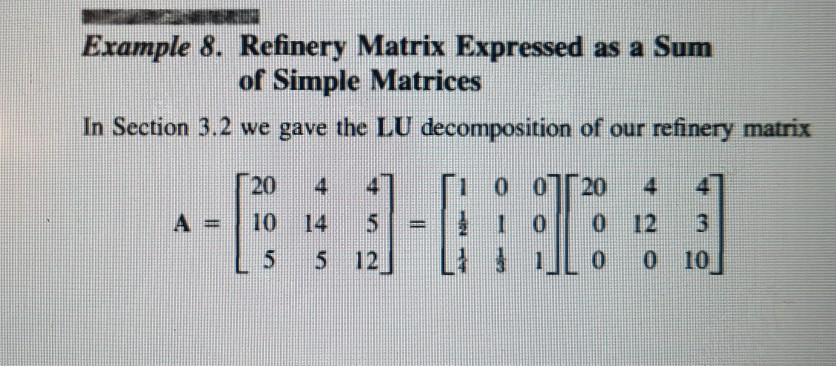 Solved 30. (a) Find the LU decomposition of matrix in | Chegg.com