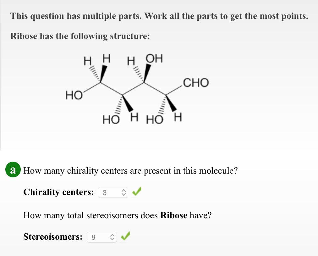 Solved Draw the structure of the enantiomer of Ribose. Part