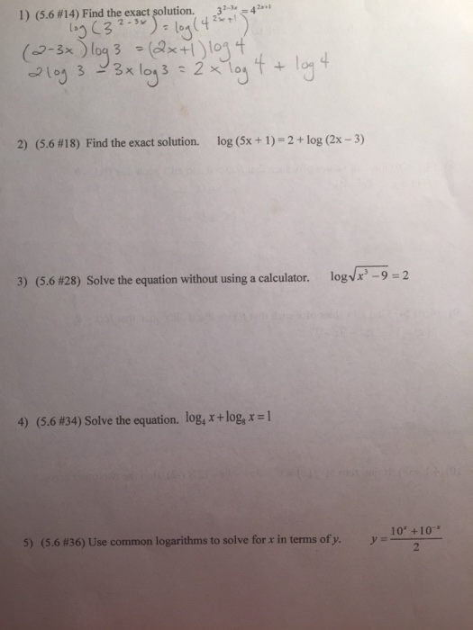 solved-1-5-6-14-find-the-exact-solution-32-3-4201-2-chegg