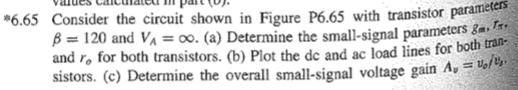 Solved 6.65 Consider The Circuit Shown In Figure P6.65 With | Chegg.com