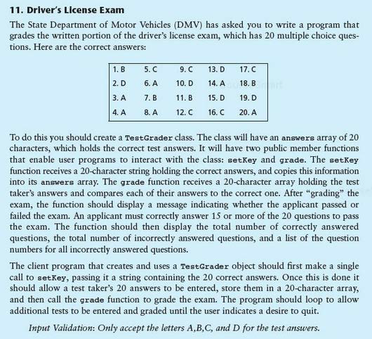 The State Department of Motor Vehicles (DMV) has | Chegg.com