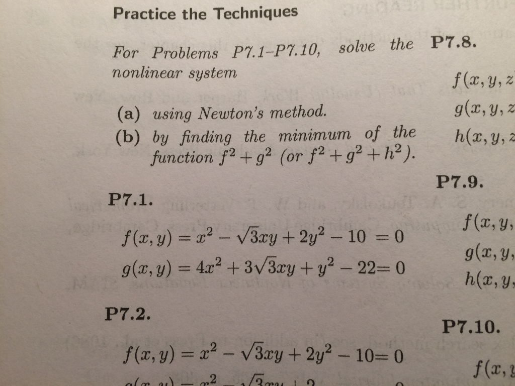Solved Practice the Techniques For Problems P7.1-P7.10, | Chegg.com