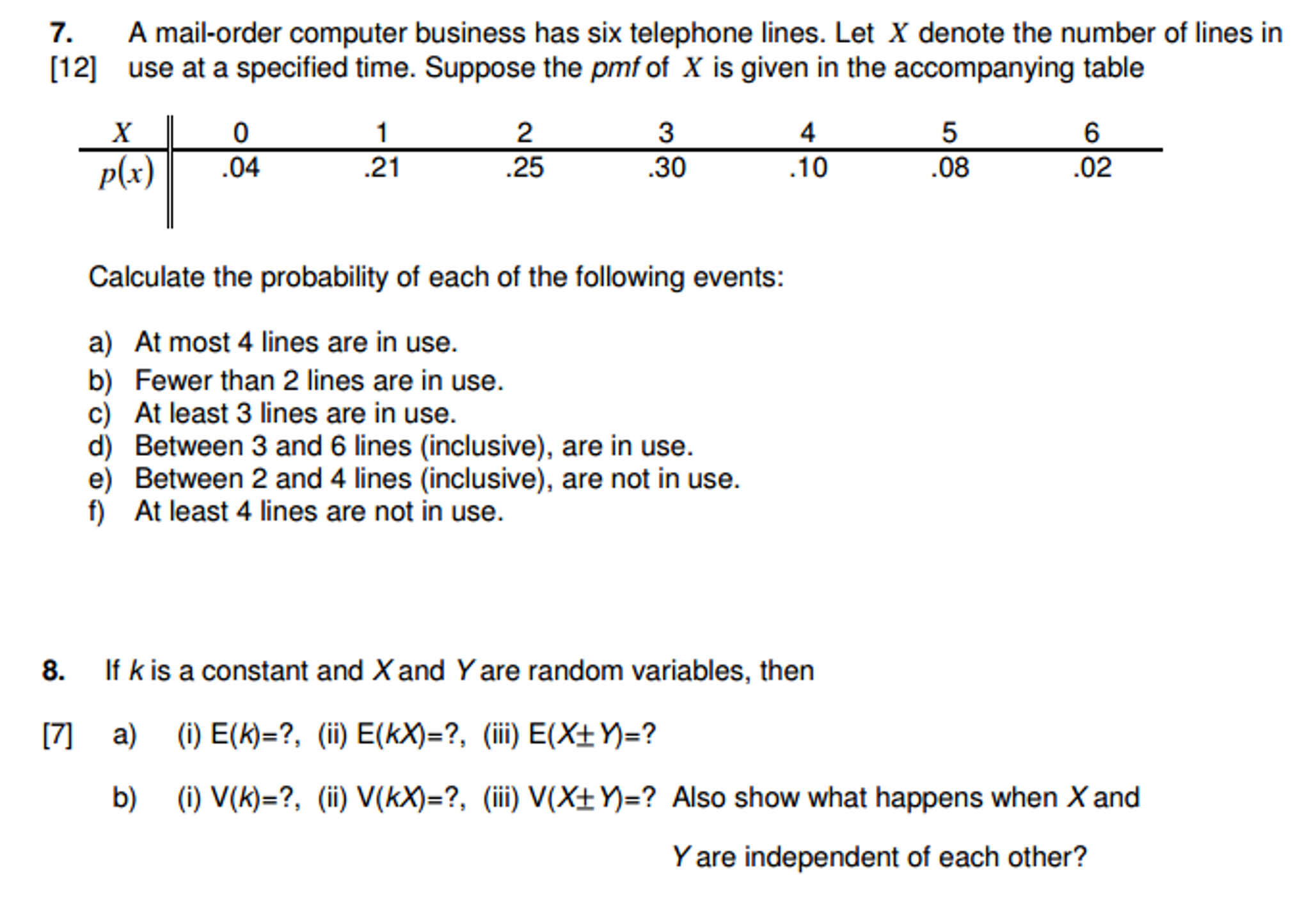 solved-a-mail-order-computer-business-has-six-telephone-chegg