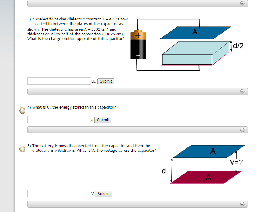 3) A dielectric having dielectric constant K = 4.1 is