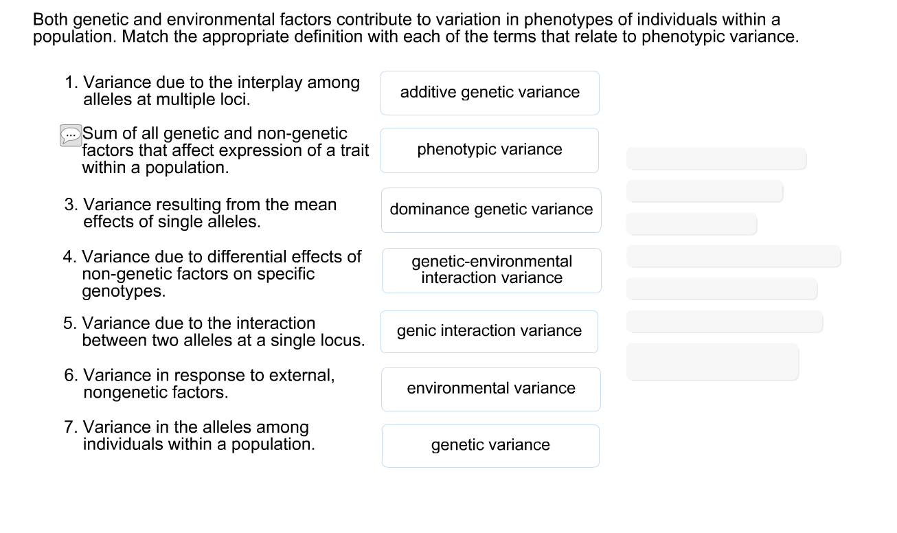 Solved Both Genetic And Environmental Factors Contribute To | Chegg.com