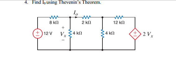 Solved Find Io in the following circuit using mesh | Chegg.com