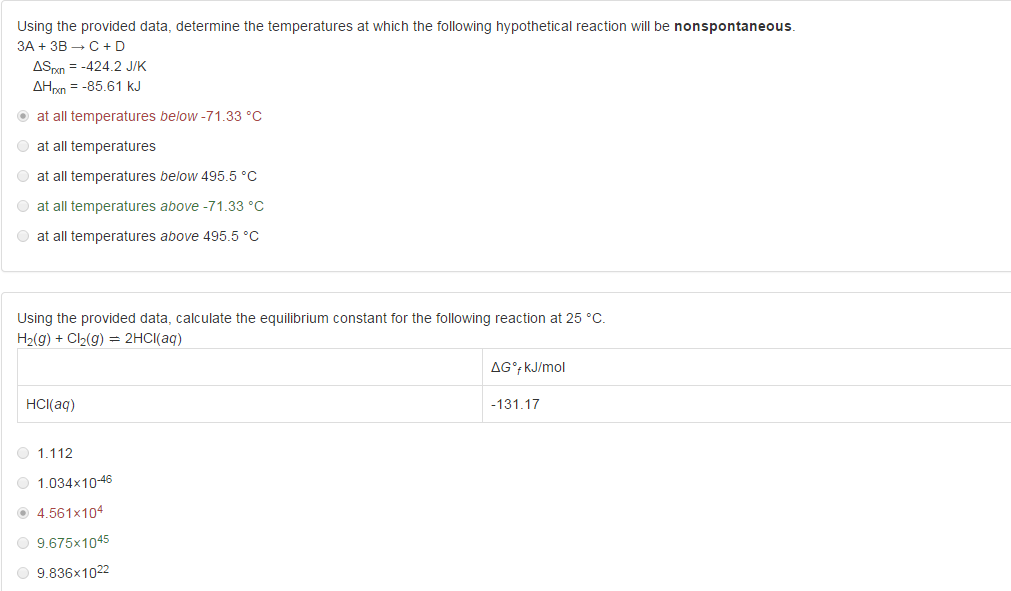 Solved Using the provided data. determine the temperatures | Chegg.com