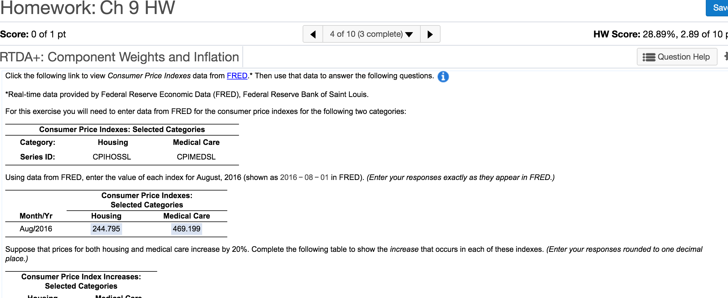 Solved Click The Following Link To View Consumer Price | Chegg.com