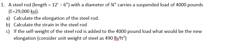 solved-a-steel-rod-length-12-6-with-a-diameter-of-chegg