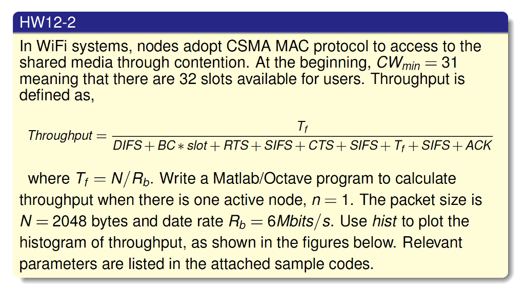 HW12-2 In WiFi systems, nodes adopt CSMA MAC protocol | Chegg.com