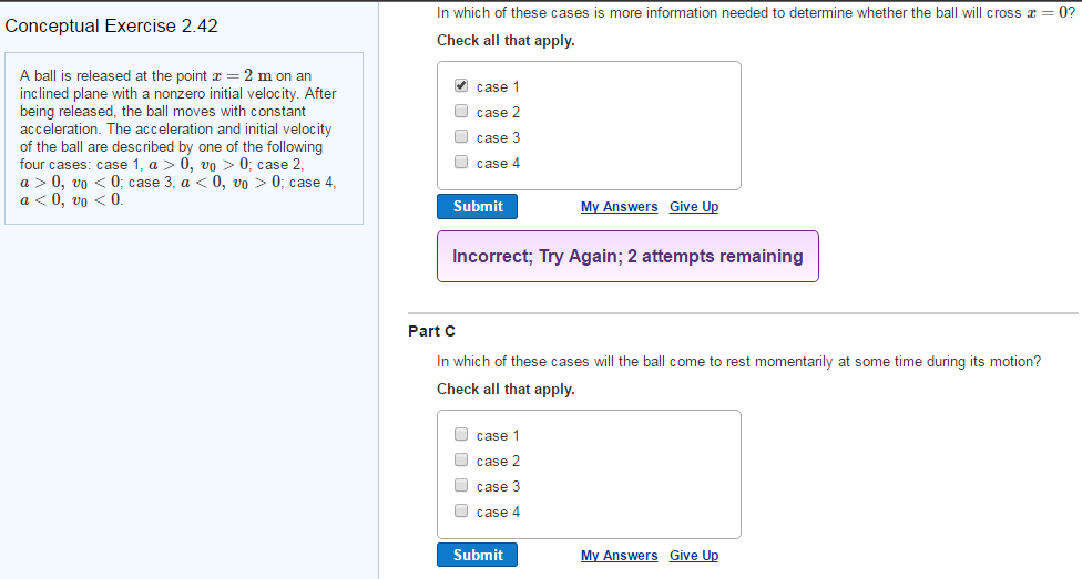 Solved A Ball Is Released At The Point X 2 M On An Chegg Solved A Ball Is Released At The Point X 2 M On An Chegg