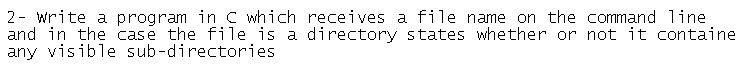 Solved Write a program in C which receives a file name on | Chegg.com