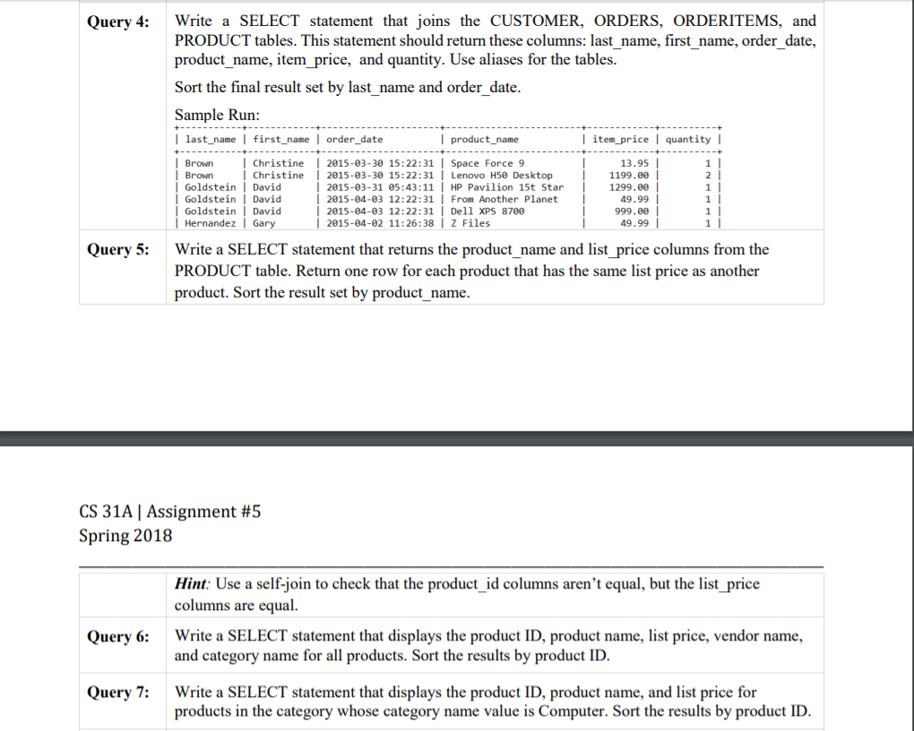 Solved Objectives This assignment focuses on how to join | Chegg.com