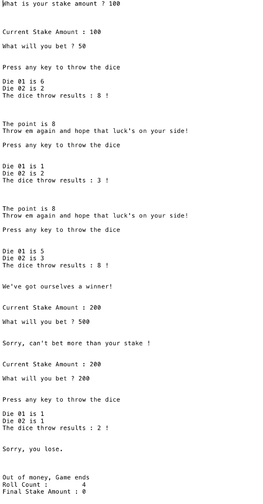 Solved (C++) Create a program to allow a user to play a | Chegg.com