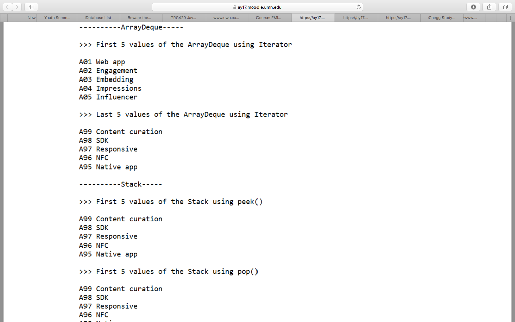 java programming homework solutions chapter 1-5 -... Problem #1 (15 points): Java collections. Add a | Chegg.com