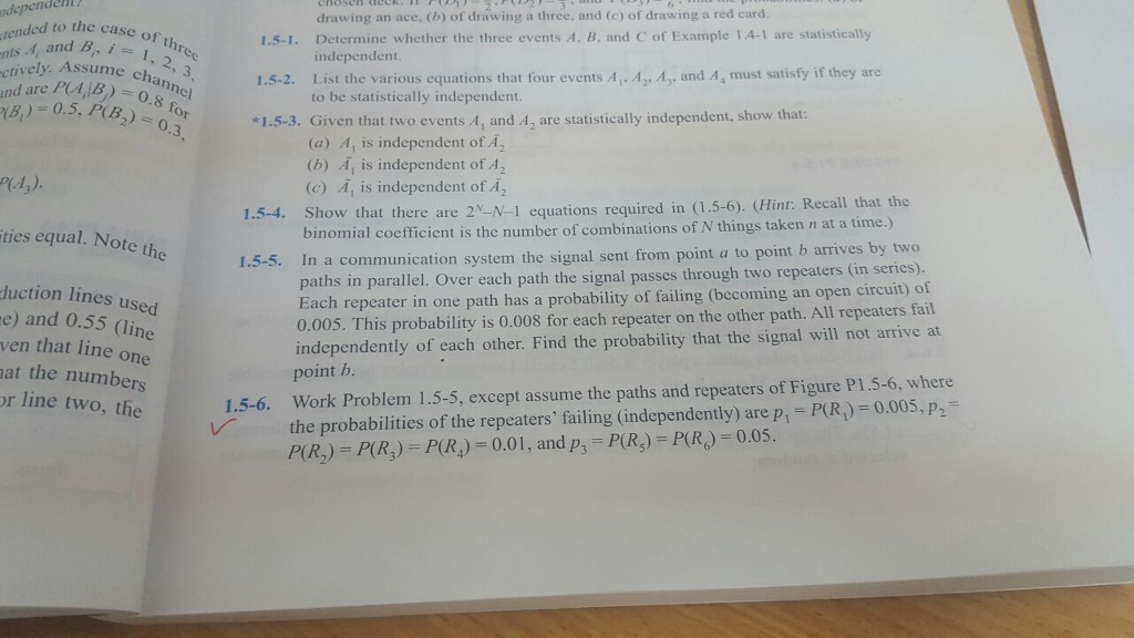 Nts And B Case Of Nded To The Drawing An Ace, (b) Of | Chegg.com