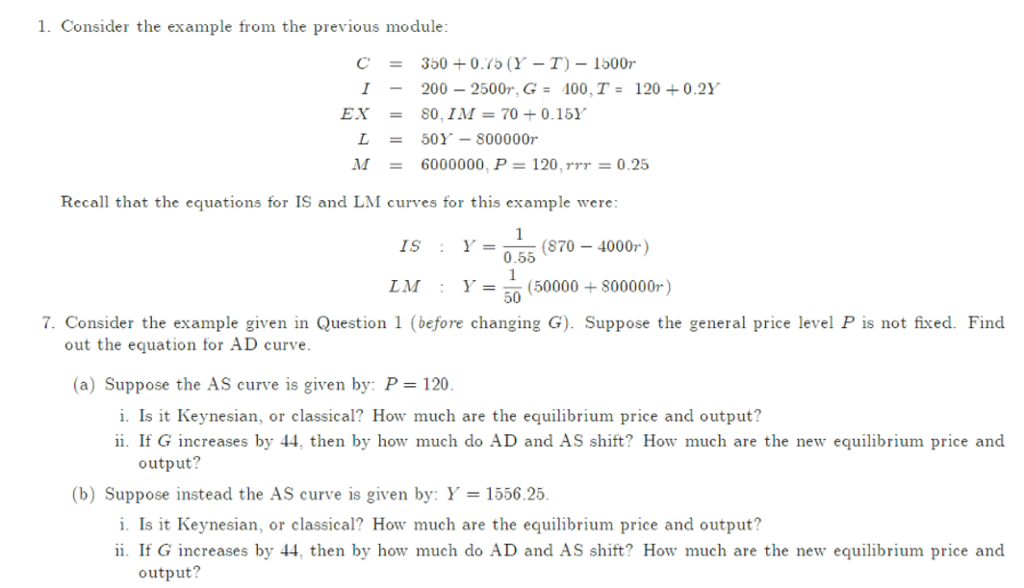 Solved 1 Consider The Example From The Previous Module 330