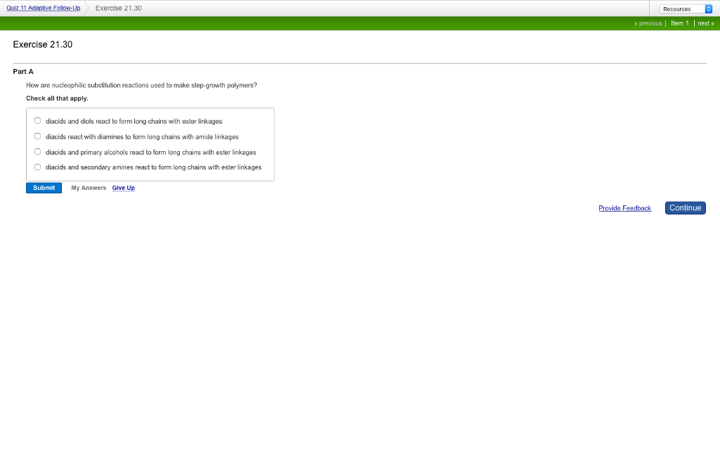 Solved E Fellow Up Resources Exercise 21 30 Previous 1 Ltem Chegg