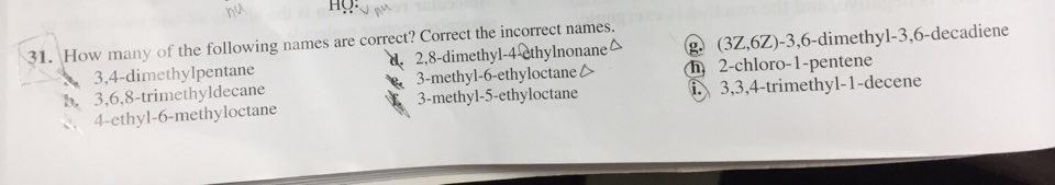 Solved How many of the following names are correct? Correct | Chegg.com