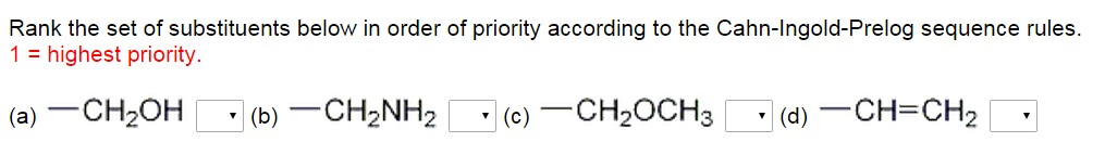 solved-rank-the-set-of-substituents-below-in-order-of-chegg