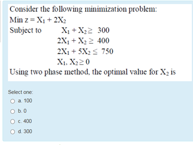 solve the following assignment minimization problem