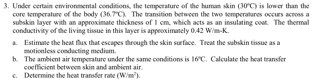 Solved 3. Under certain environmental conditions, the | Chegg.com