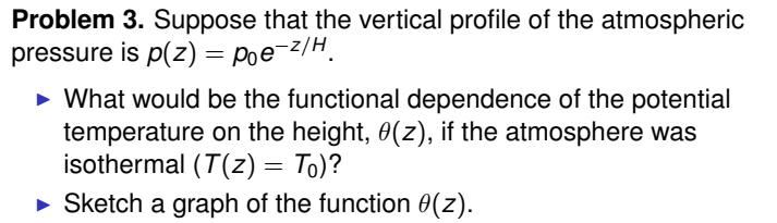 Solved Problem 3. Suppose that the vertical profile of the | Chegg.com