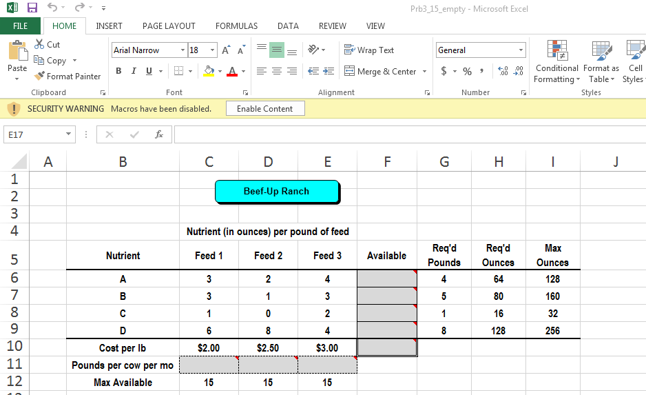 Solved Book: Spreadsheet Modeling and Decision Analysis,7th | Chegg.com