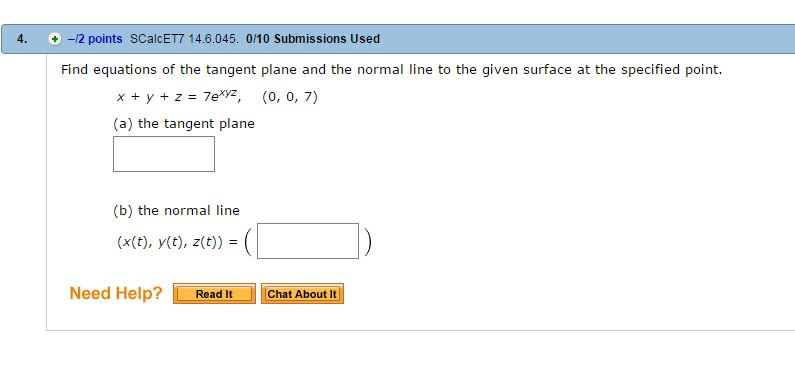 solved-find-equations-of-the-tangent-plane-and-the-normal-chegg