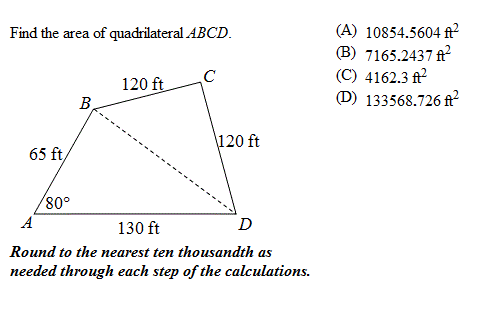 Solved Find The Area Of Quadrilateral ABCD. | Chegg.com