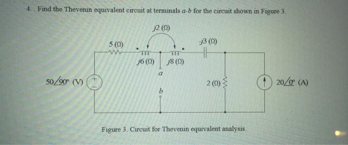 Solved Find the Thevenin equivalent circuit at terminals a-b | Chegg.com