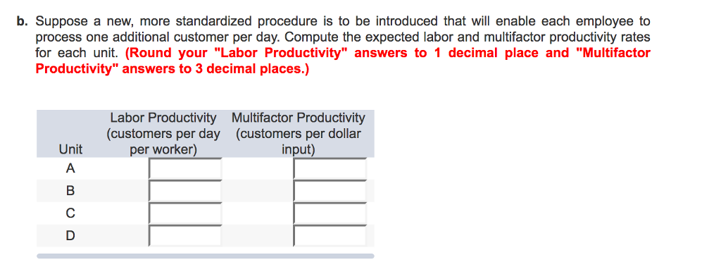 Solved B. Suppose A New, More Standardized Procedure Is To | Chegg.com