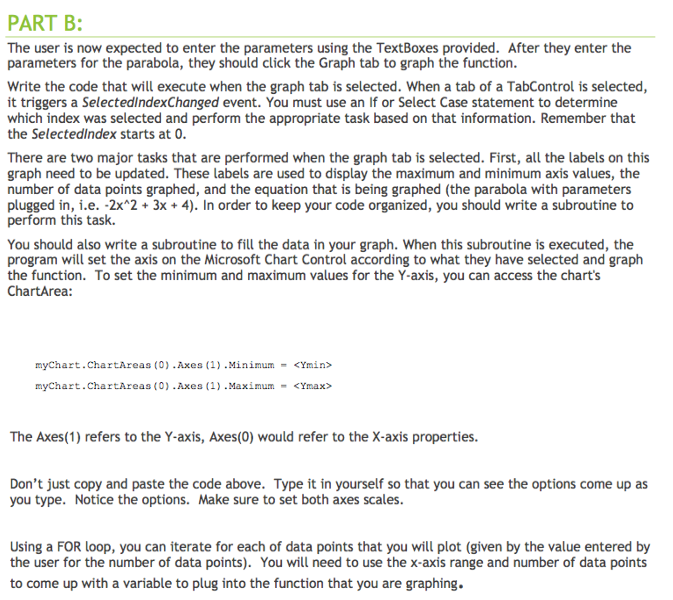 Solved In this lab, you will create a graphing program that | Chegg.com