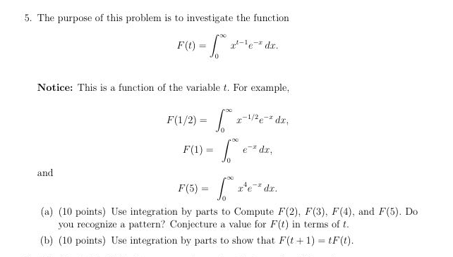 Solved The Purpose Of This Problem Is To Investigate The | Chegg.com