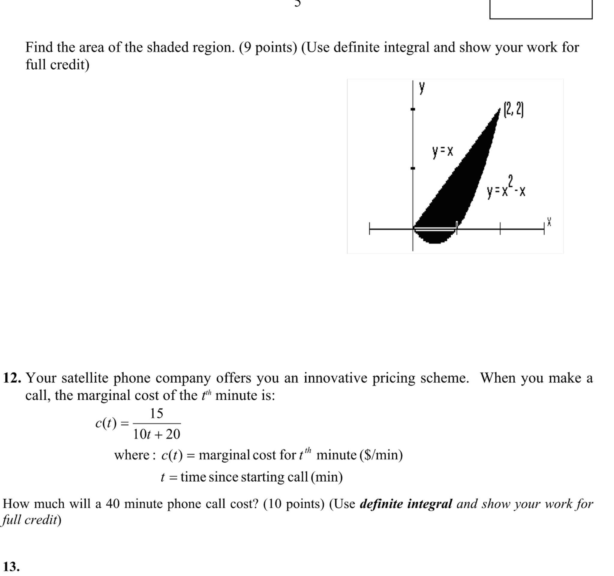 solved-find-the-area-of-the-shaded-region-use-definite-chegg