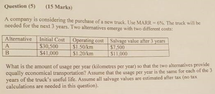 Solved A Company Is Considering The Purchase Of A New Truck Chegg Solved A Company Is Considering The Purchase Of A New Truck Chegg