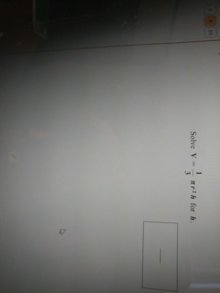 solved-solve-v-1-3-pi-r-2-h-for-h-chegg