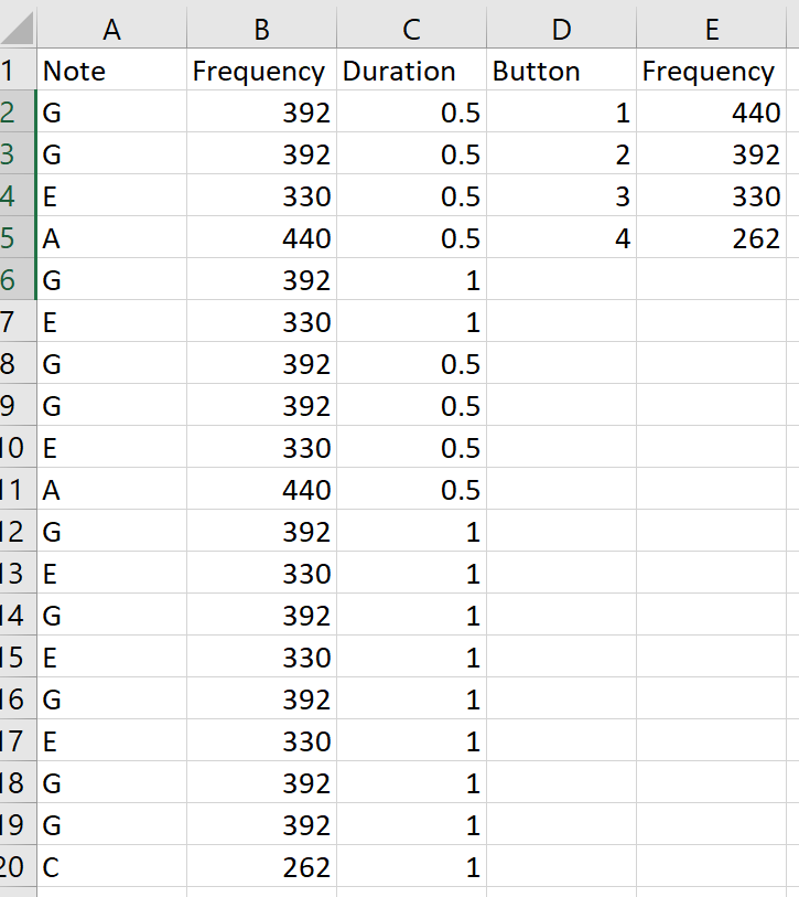 Hello, Im am trying to build a basic piano memory | Chegg.com