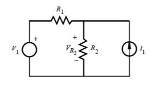 Solved For the following circuit V1=1V, I1=1A, R1=10Ω, and | Chegg.com